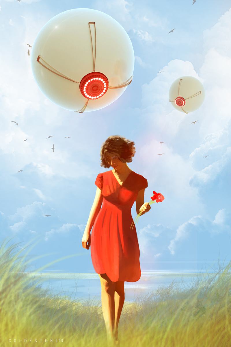 Illustration for article titled I Sure Hope There Aren't Any Giant Floating Robots Around...
